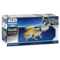 Star Wars The Mandalorian and Grogu Revell maquette 1/72 Razor Crest 34 cm
