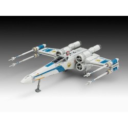 Star Wars The Mandalorian and Grogu Revell Model Set Model Kit 1/57 New Republic X-Wing Fighter 22 cm