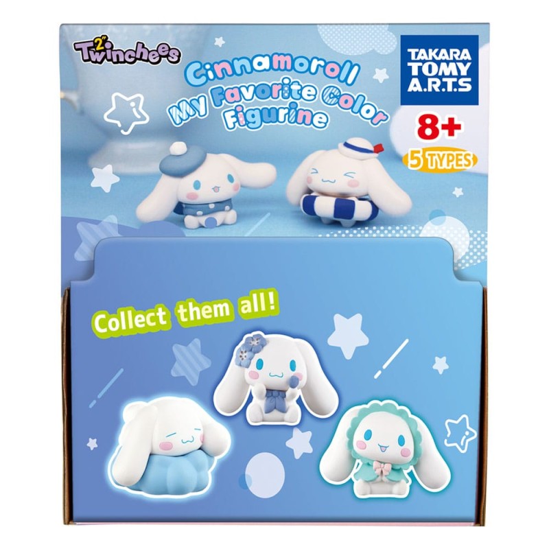 Sanrio Twinchees Mini Figures Cinamoroll My Favourite Colour 5 cm Display (24)