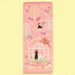 Kiki's Delivery Service Natsu Towel Sweet Pink Jiji 34 x 80 cm