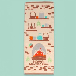 Le Château ambulant Natsu serviette de toilette Cook with Calcifer 34 x 80 cm