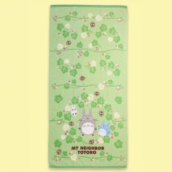 Mon voisin Totoro Natsu serviette de toilette Totoro Green Leaf 70 x 140 cm