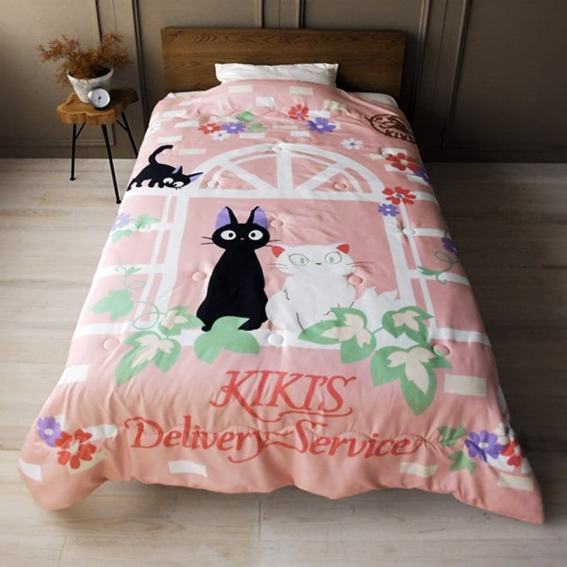 Kiki la petite sorcière Natsu couette Sweet Pink Jiji