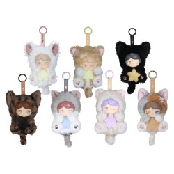 Planet Cat Wishing Star Series présentoir boîte-mystère figurines mini 11 cm (6)
