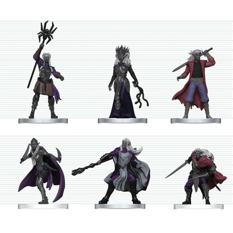 D&D Icons of the Realms figurines mini Drow Warband 20 cm