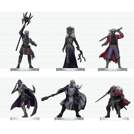 D&D Icons of the Realms figurines mini Drow Warband 20 cm
