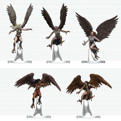 D&D Icons of the Realms Mini Figures Harpy Flock 20 cm