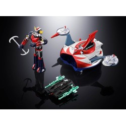 UFO Robo Grendizer figurine Chogokin Deluxe Grendizer & UFO Spazer 14 cm