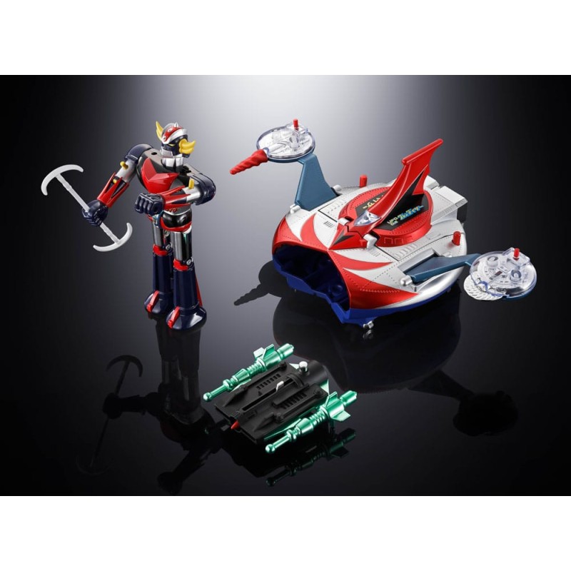 UFO Robo Grendizer figurine Chogokin Deluxe Grendizer & UFO Spazer 14 cm