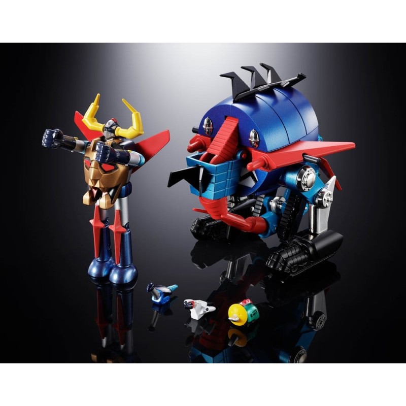 Dino Mech Gaiking Chogokin Action Figure Daikumaryu & Gaiking 20 cm