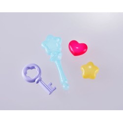 Magical Sisters Lulutto Lilly Réplique Proplica Stattoneoneon & GlassHeart HopePact Set 25 cm