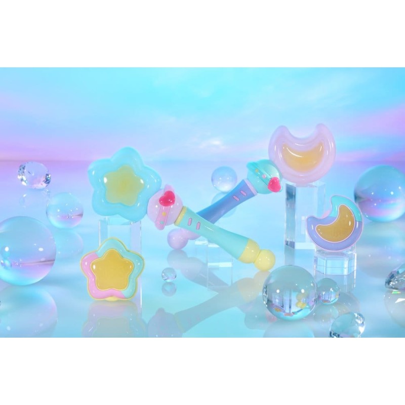 Magical Sisters Lulutto Lilly Réplique Proplica Moontoneoneon & GlassHeart DreamPact Set 25 cm