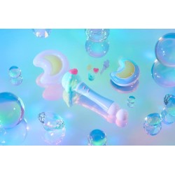 Magical Sisters Lulutto Lilly Réplique Proplica Moontoneoneon & GlassHeart DreamPact Set 25 cm