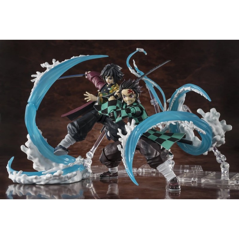 Demon Slayer: Kimetsu no Yaiba accessoires S.H. Figuarts Tanjiro Kamado & Giyu Tomioka Water Breathing Option Parts Set