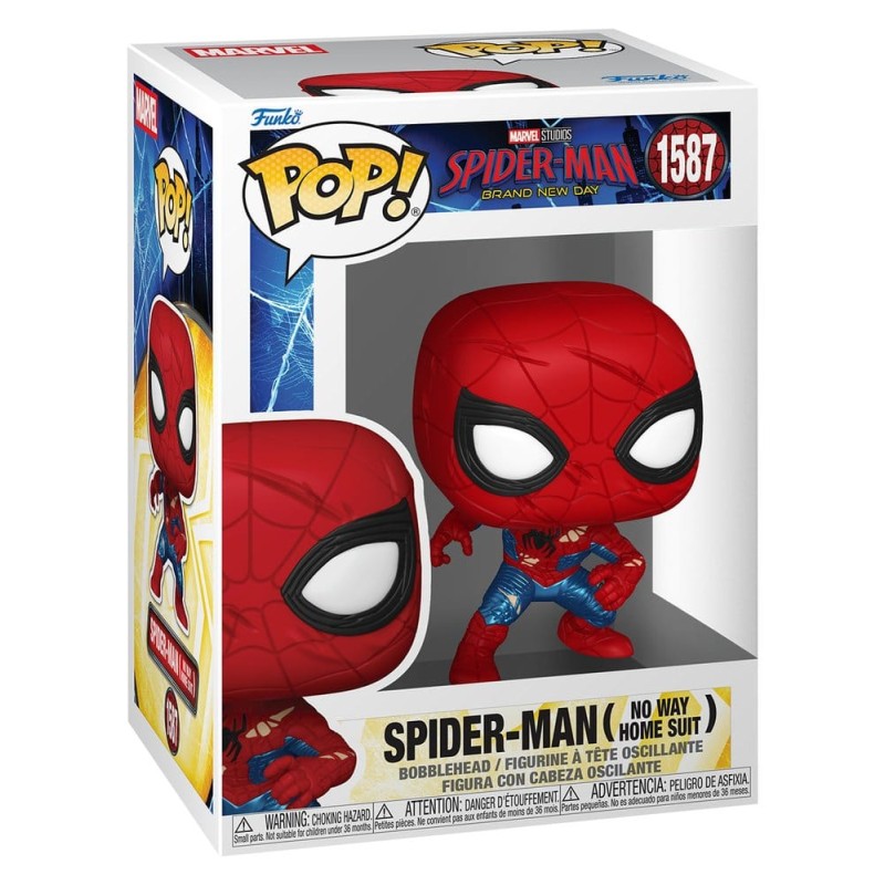 Spider-Man: Brand New Day POP! Vinyl figurine Spider-Man (No Way Home Suit) (Brand New Day) 9 cm