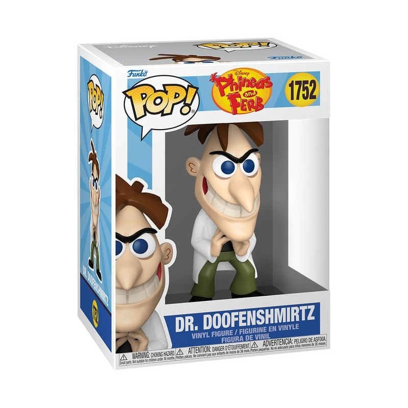 Phineas and Ferb POP! Disney Vinyl figurine Dr. Doofenshmirtz 9 cm