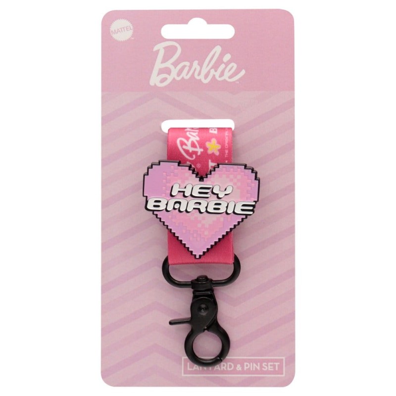 Barbie Lanyard & Pin Badge Set