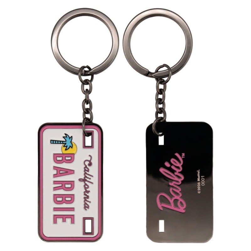 Barbie License Plate Keyring Limited Edition