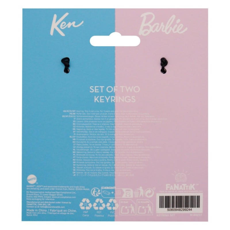 Barbie Keyring Set Barbie & Ken Twin Box