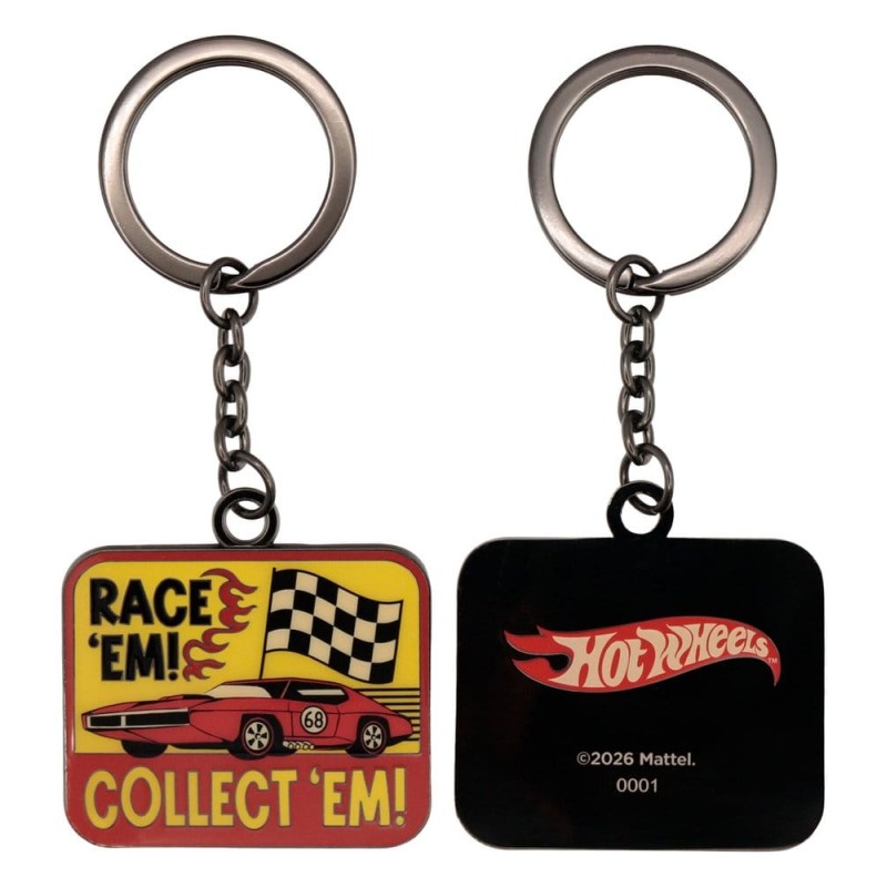 Hot Wheels porte-clés Race 'Em Collect 'Em Édition Limitée
