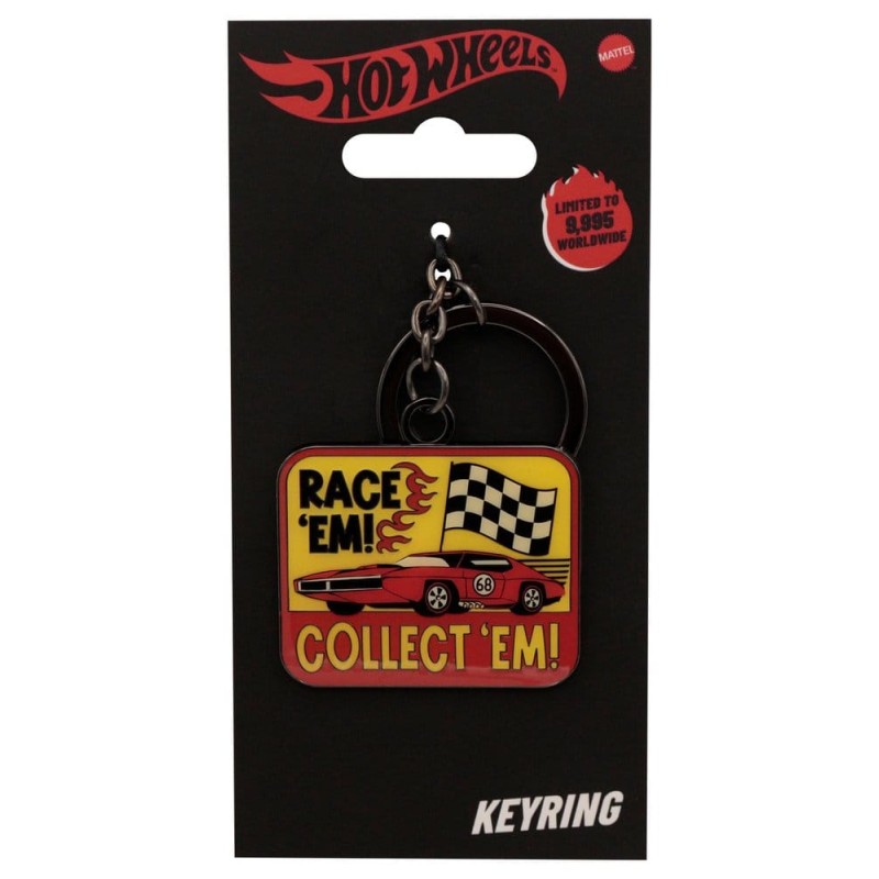Hot Wheels porte-clés Race 'Em Collect 'Em Édition Limitée