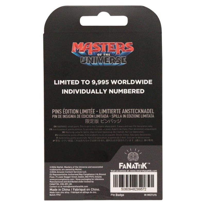 Masters of the Universe 2026 Pin Badge He-Man Limited Edition