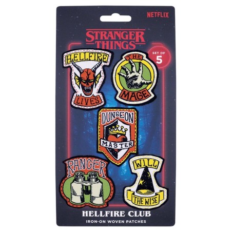 Stranger Things Fabric Patches 5-Pack