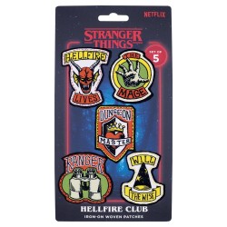 Stranger Things Fabric Patches 5-Pack