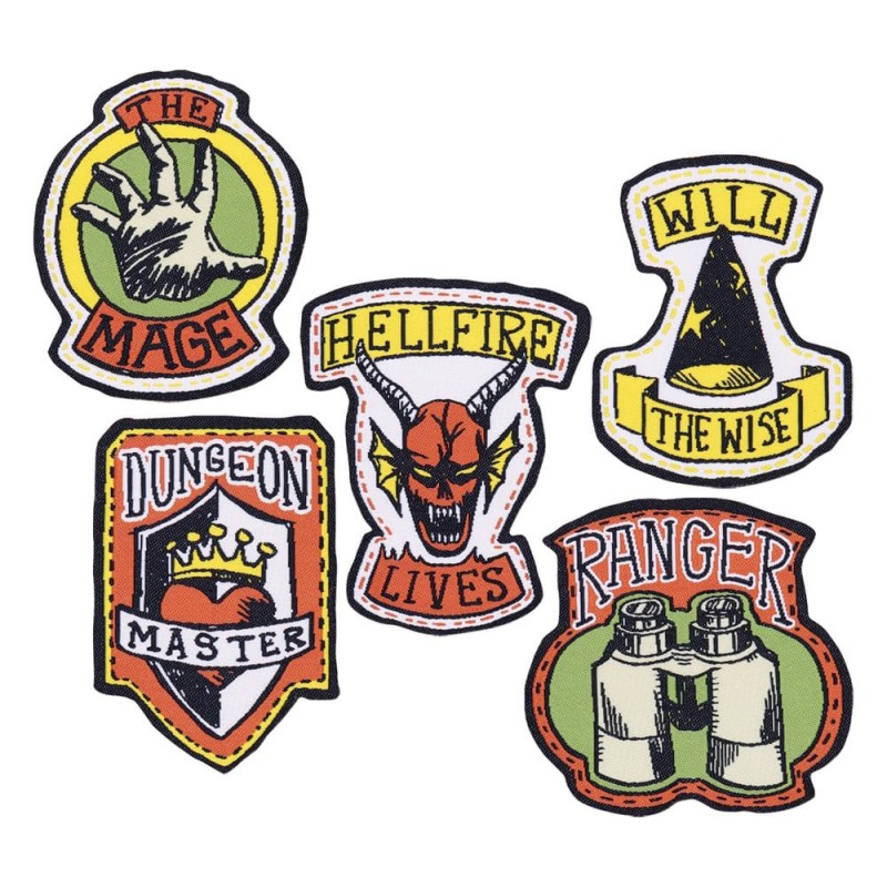 Stranger Things Fabric Patches 5-Pack