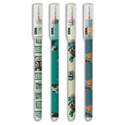 Star Wars: The Mandalorian Stylos effaçables Set (4)