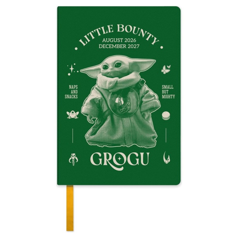 Star Wars: The Mandalorian et Grogu agenda scolaire 2026/2027 A6 *ANGLAIS*