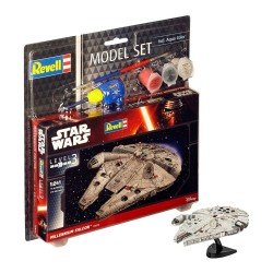 Revell - Star Wars - kit complet maquette 1/241 Millennium Falcon 10 cm | 4009803636009