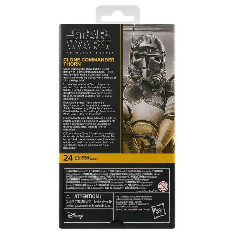 Star Wars: The Clone Wars Black Series figurine Clone Commander Thorn 15 cm