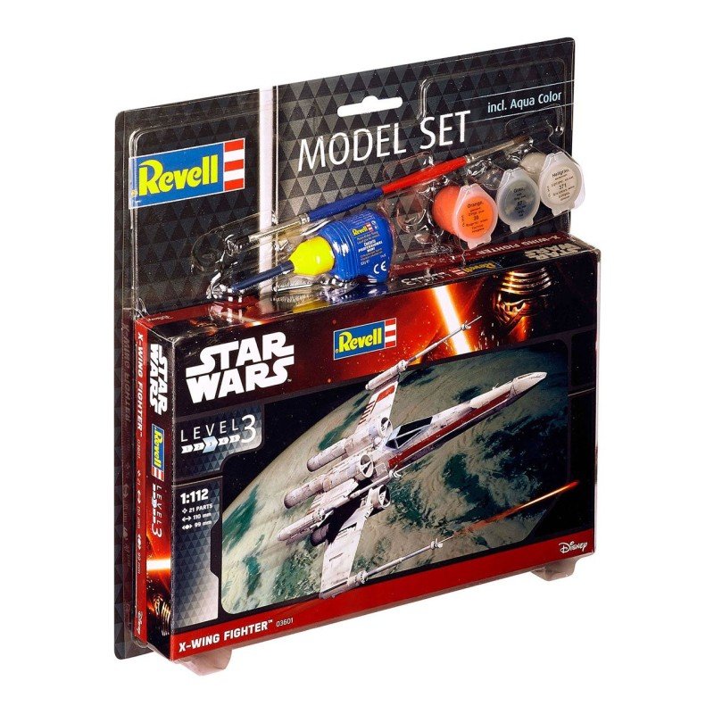 Revell - Star Wars - 1/112 X-Wing Fighter 11 cm Complete Model Kit | 4009803636016