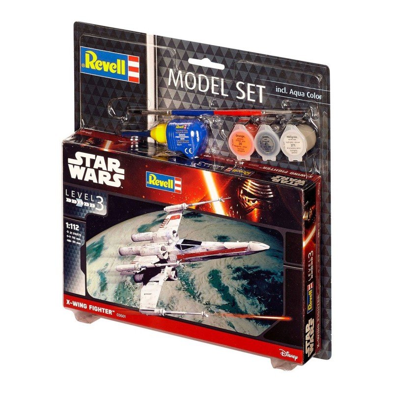 Revell - Star Wars - 1/112 X-Wing Fighter 11 cm Complete Model Kit | 4009803636016