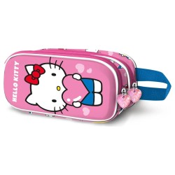 Sanrio 3D Double Trousse Hello Kitty Heart