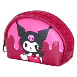 Sanrio Casual Oval Porte-monnaie Kuromi Cherry