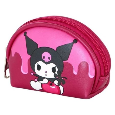 Sanrio Casual Oval Porte-monnaie Kuromi Cherry