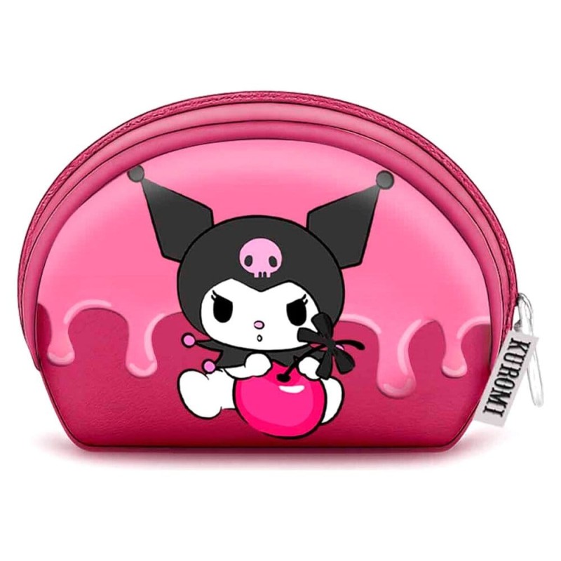 Sanrio Casual Oval Porte-monnaie Kuromi Cherry