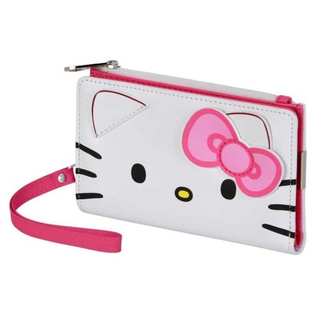 Sanrio Slim Portefeuille Hello Kitty Face