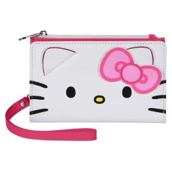 Sanrio Slim Portefeuille Hello Kitty Face