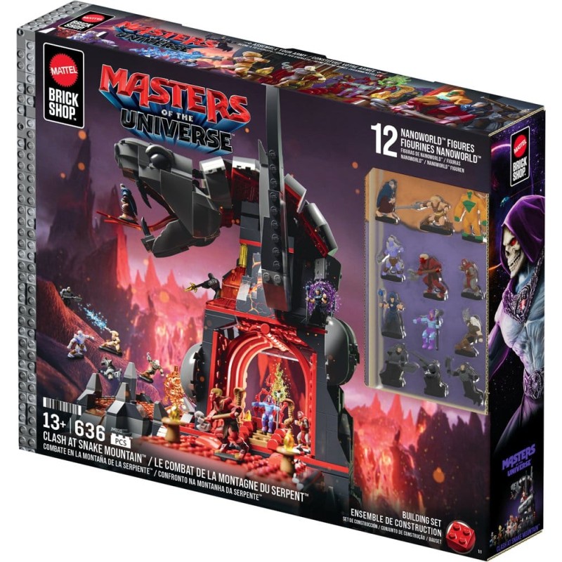 Masters of the Universe Mattel Brick Shop Set de Construction Snake Mountain