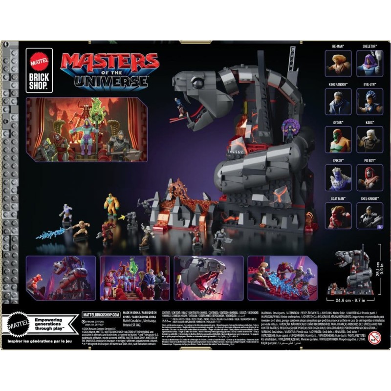 Masters of the Universe Mattel Brick Shop Set de Construction Snake Mountain