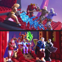 Masters of the Universe Mattel Brick Shop Set de Construction Snake Mountain