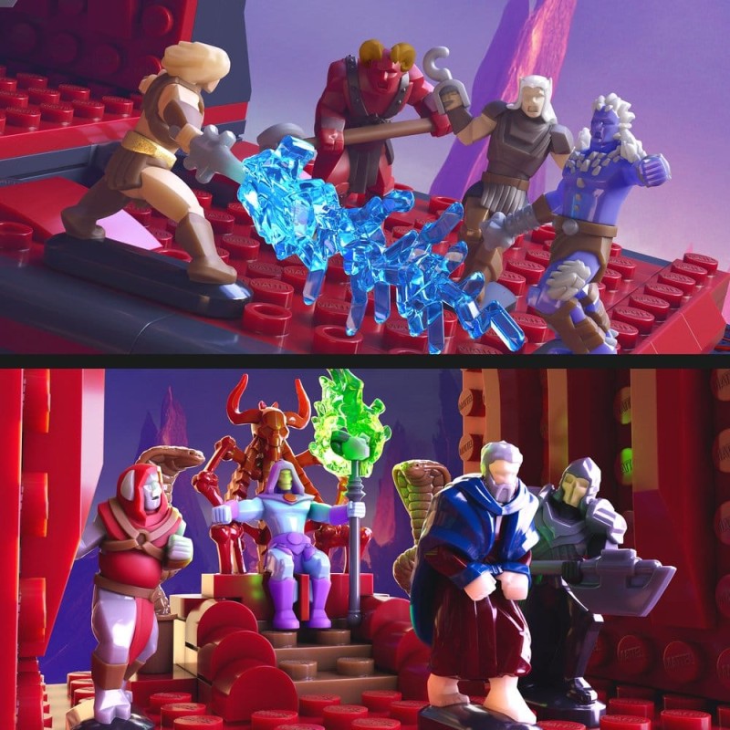 Masters of the Universe Mattel Brick Shop Set de Construction Snake Mountain