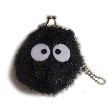 Mon voisin Totoro porte-monnaie peluche mini Noiraude 8 cm