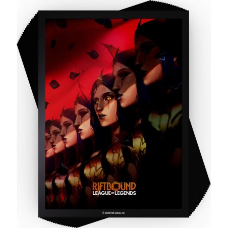Riftbound: League of Legends TCG : Unleashed - Art Sleeves (100 Sleeves) - Leblanc, Deceiver