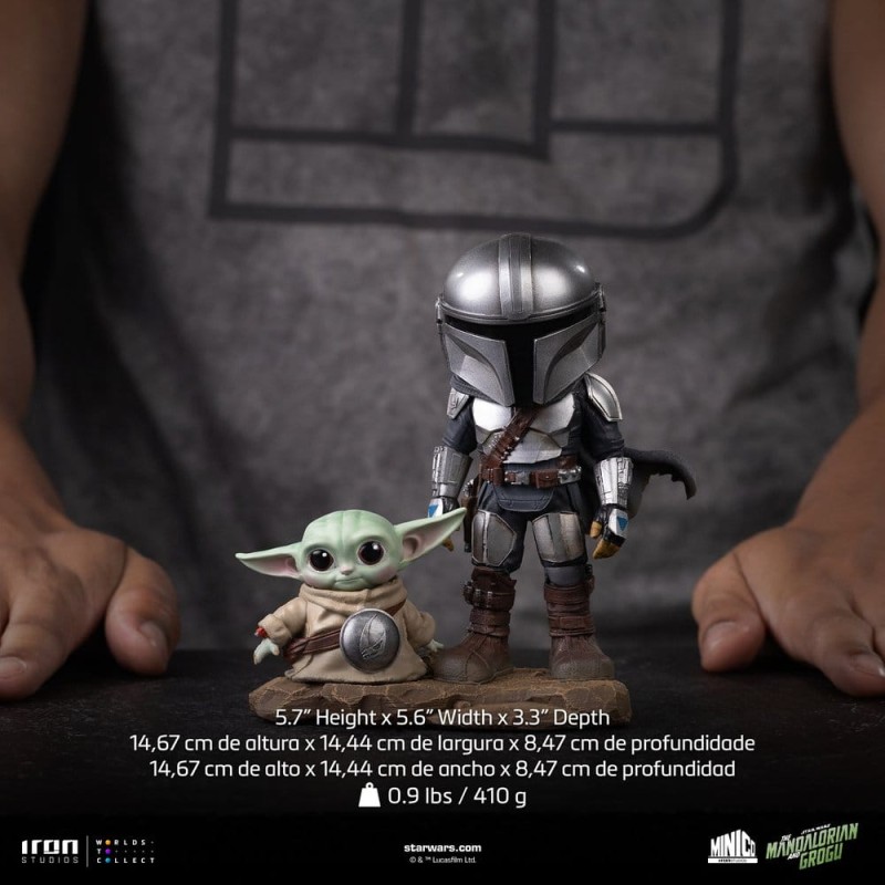 The Mandalorian & Grogu MiniCo figurine The Mandalorian and Grogu