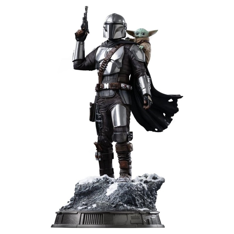 The Mandalorian & Grogu statuette 1/10 Art Scale The Mandalorian and Grogu 25 cm