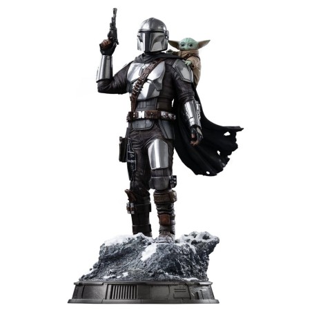 The Mandalorian & Grogu statuette 1/10 Art Scale The Mandalorian and Grogu 25 cm